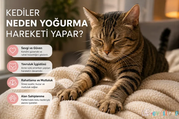 Kediler Neden Yoğurma Hareketi Yapar?