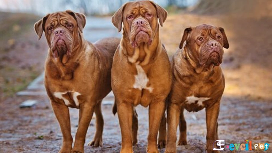Fransız Mastiff 3 Adet Yan yana