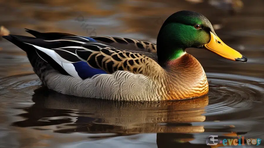 Yeşilbaş Ördek Yüzerken