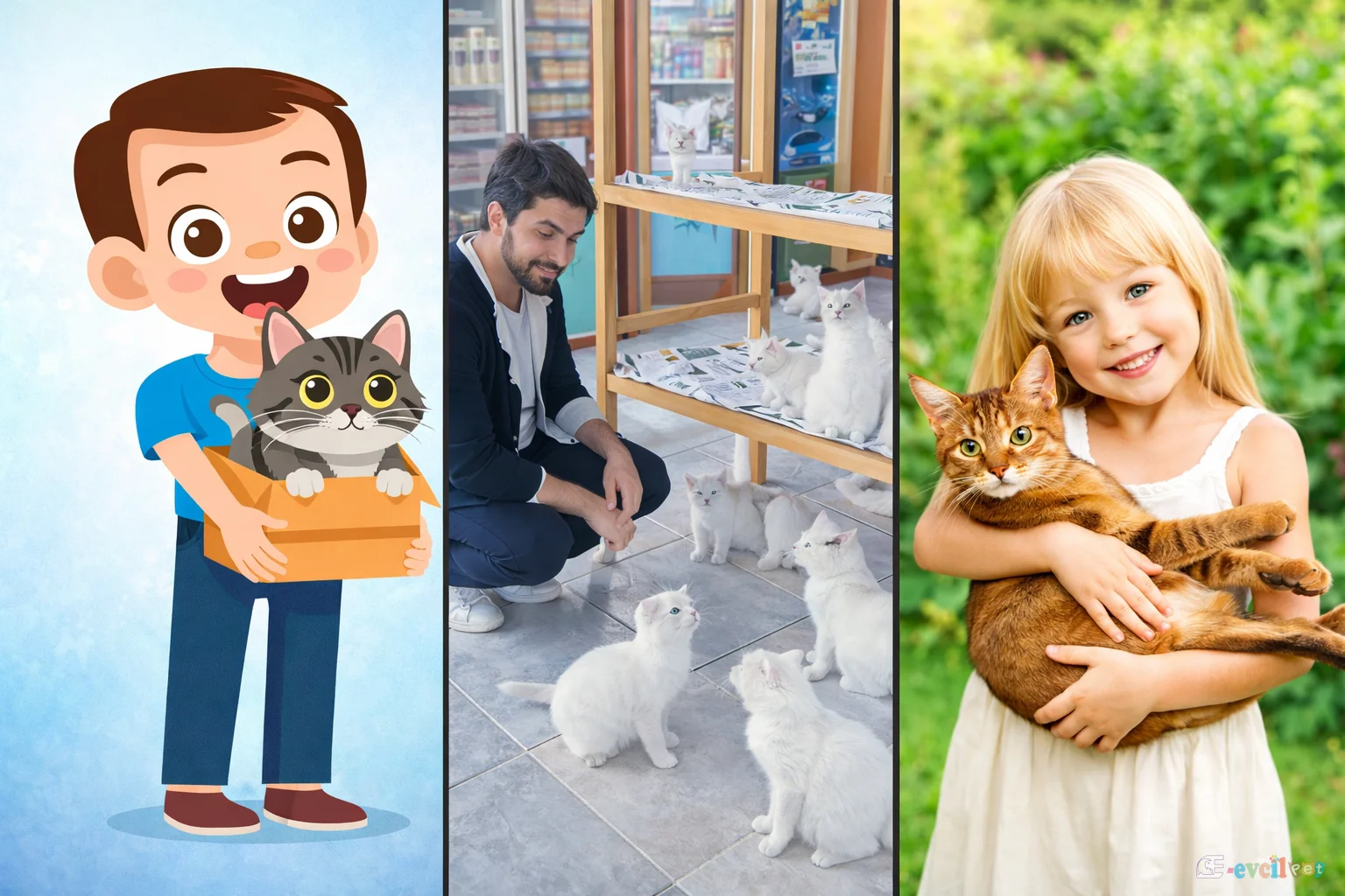 Kediler Çocuklarla Oyunuyorlar