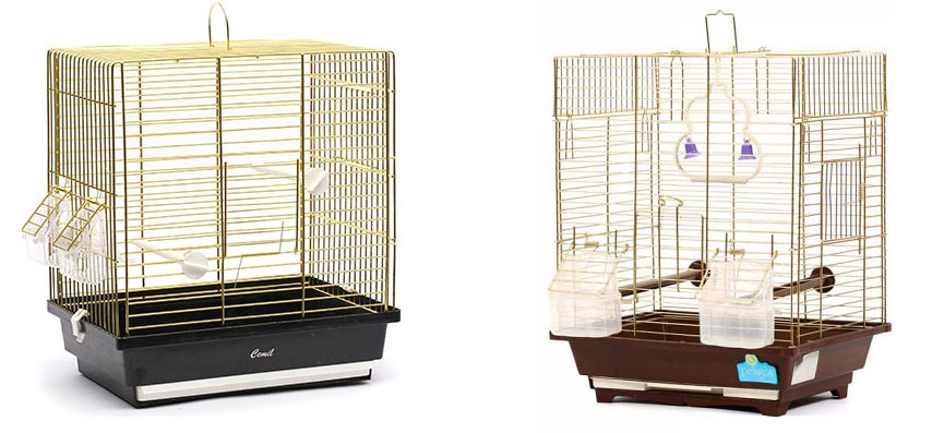 Çift Muhabbet Kuşu Kafesi