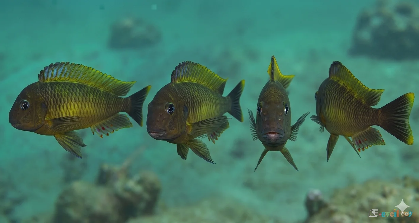 Tropheus moorii Mtosi Detaylı Resmi